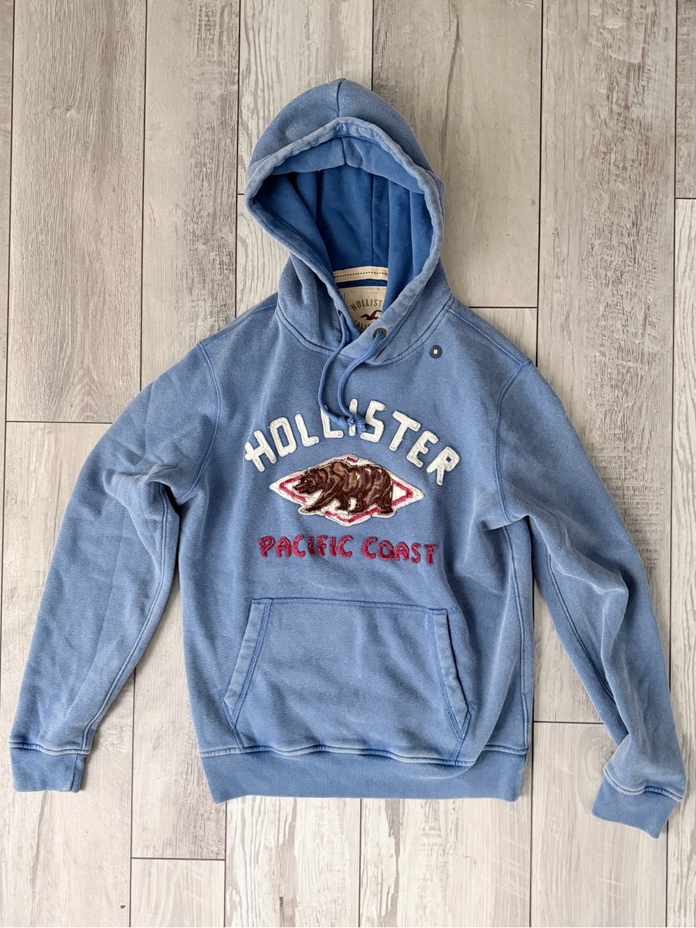 Hollister Vault Embroidered Logo Hoodie